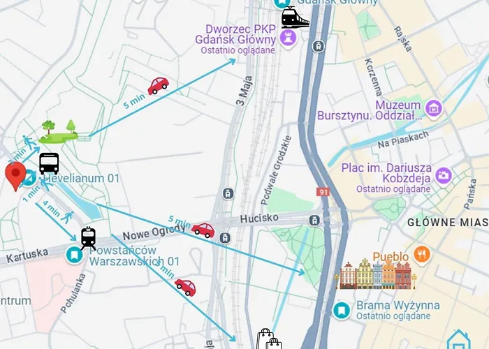 Jager 10 Min To Old Town Gdansk,pkp & Shopping Mall ホームステイ *